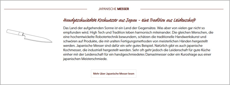 Kategoriebezeichnung SEO